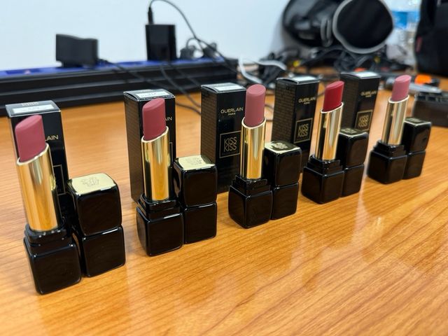 5 Barras de labios guerlain kiss kiss tender