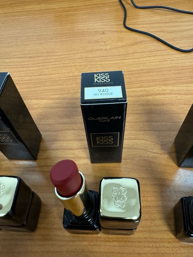 5 Barras de labios guerlain kiss kiss tender