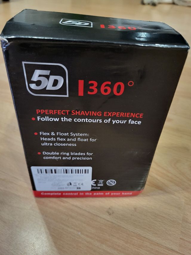 Afeitadora eléctrica 5 cabezales flotantes