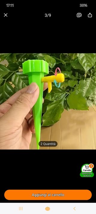 N.10 pezzi Punta Gocciolamento Automatica