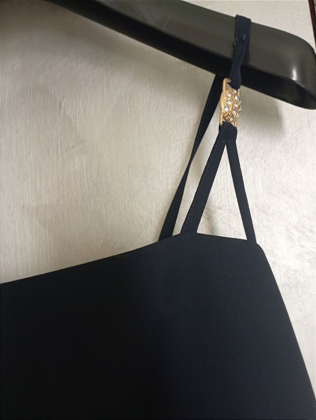 Kelly Chic abito spalle gioiello blu marino mis.XL