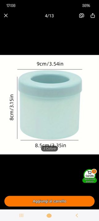 Crea cubetti di ghiaccio fino a 60 cubetti