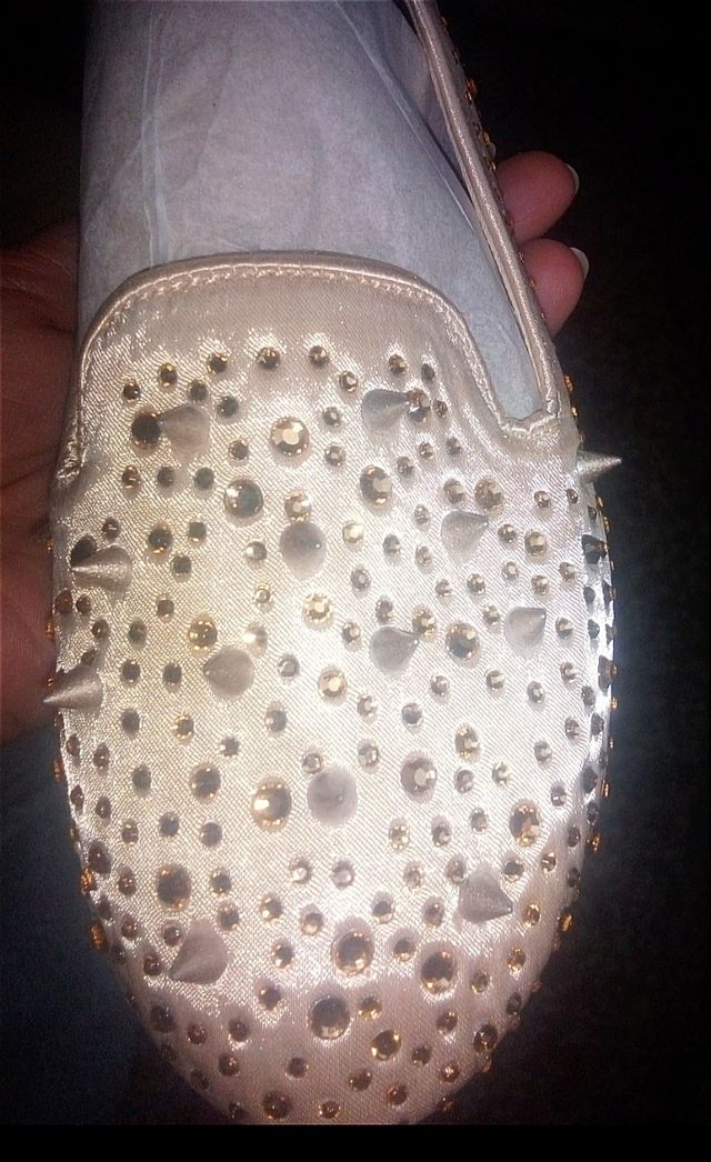 Vera Blum ballerina donna vari numeri beige oro.