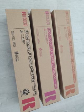 Toner Ricoh Type 245 Yellow,Magenta y Negro 245HY
