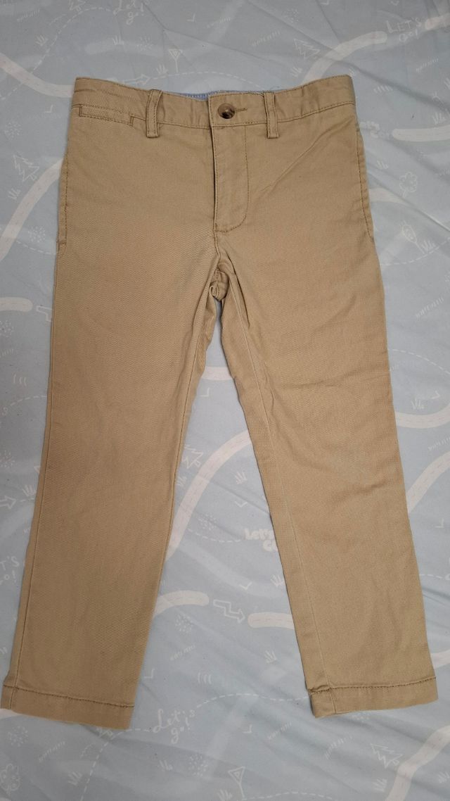 Pantalon T.3 Ralph Lauren beige con cinturon
