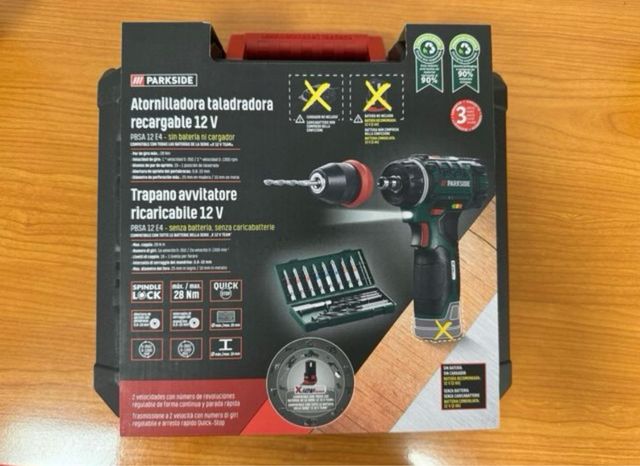 Atornilladora taladradora recargable 12 V