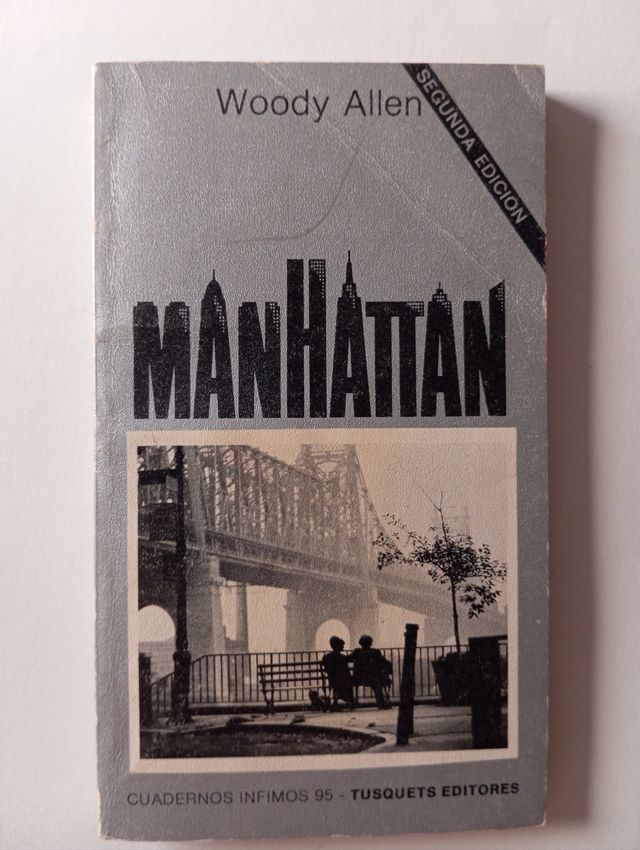 Libro "Manhattan" de Woody Allen (guión)