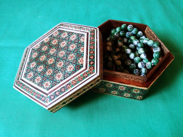Cofre caja joyero persa khatam Persian casket