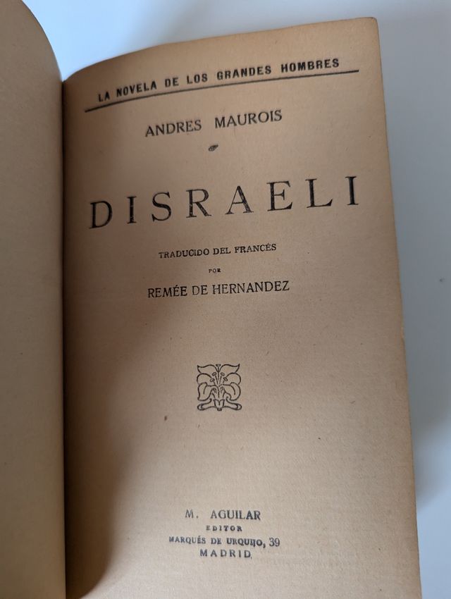 Disraeli de Andrés Maurois