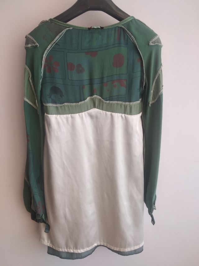 Vestido de seda Custo