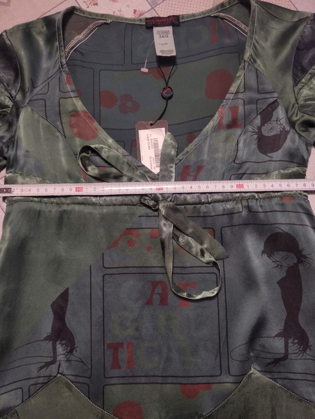 Vestido de seda Custo