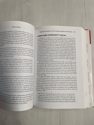 Libro en inglés “Toyota Culture”