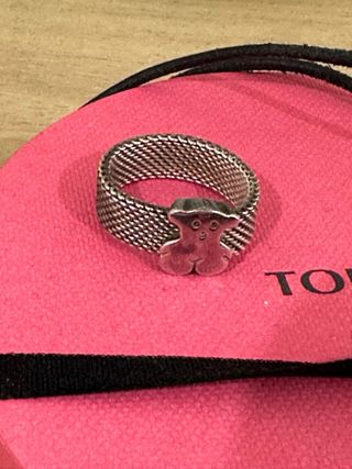 Anillo Plata de Ley Osito Tous