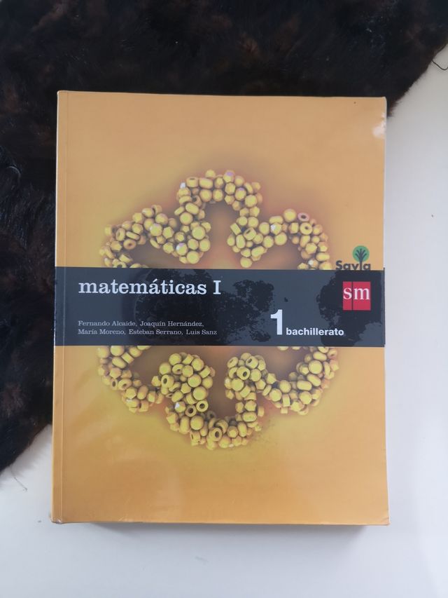 Libro de matemáticas 1°de bachillerato