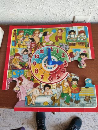 3 puzzle años '80 educativos