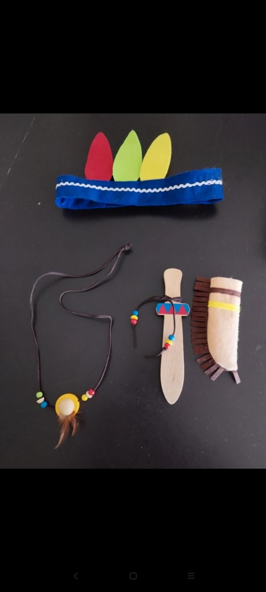 Maletín kit indios juguete