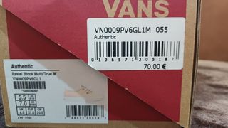 Playeros mujer Vans 37