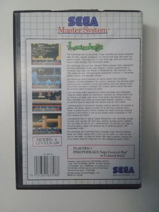Juego sega máster system 