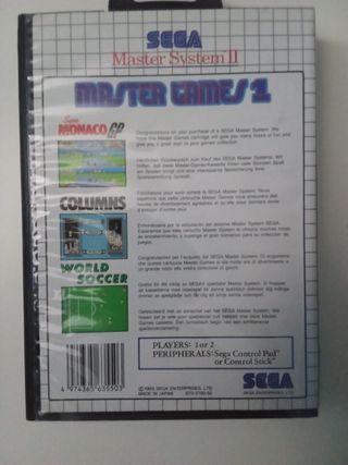 Juego sega máster system 