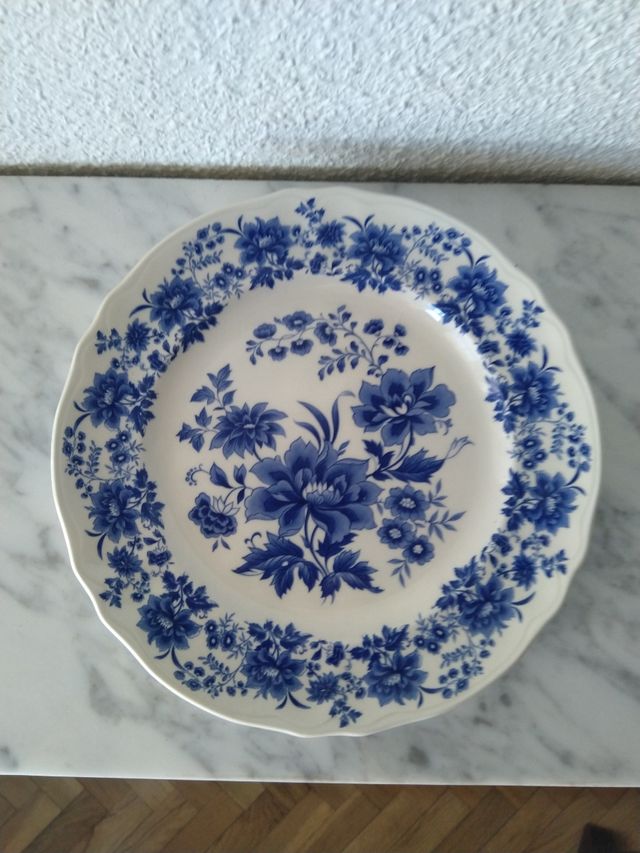 Plato Principado BLUE BOUQUET