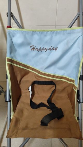 Carro de niños plegable para viaje.