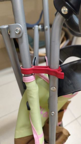 Carro de niños plegable para viaje.