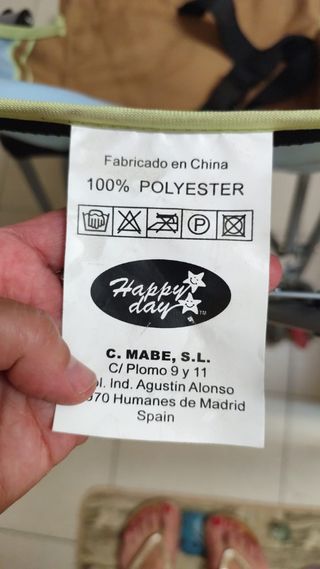 Carro de niños plegable para viaje.