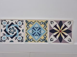 Paquete de 8 azulejos adhesivos
