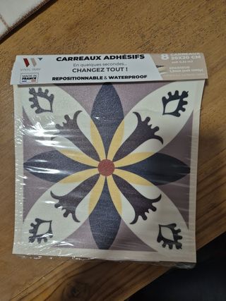 Paquete de 8 azulejos adhesivos