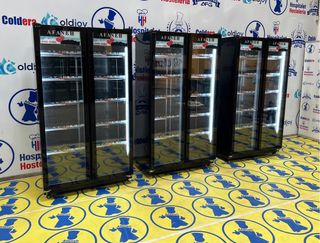 NEVERA AFANEH DE 2 PUERTAS MODELO FLORIDA-NEGRA