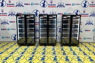 NEVERA AFANEH DE 2 PUERTAS MODELO FLORIDA-NEGRA