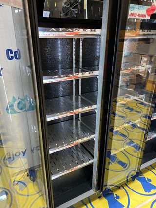 NEVERA AFANEH DE 3 PUERTAS FLORIDA-NEGRA