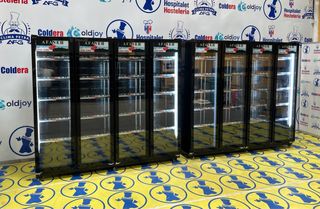 NEVERA AFANEH DE 4 PUERTAS FLORIDA-NEGRA