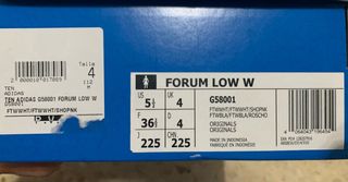 Adidas Forum Low (Mujer) Blancas