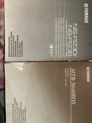 Amplificador yamaha 6.1 mas altavoces y subwofer