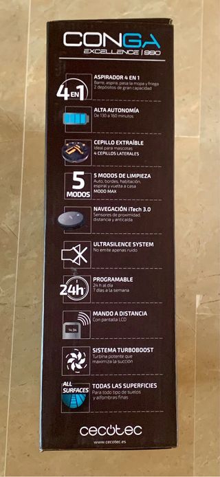 Robot aspirador - Conga Excellence 990