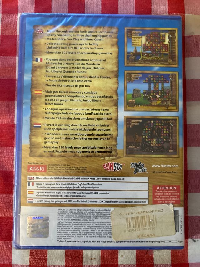 Wonders 7 Ps2  Precintado