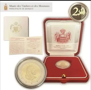 Moneda 2 euros Monaco 2024 proff