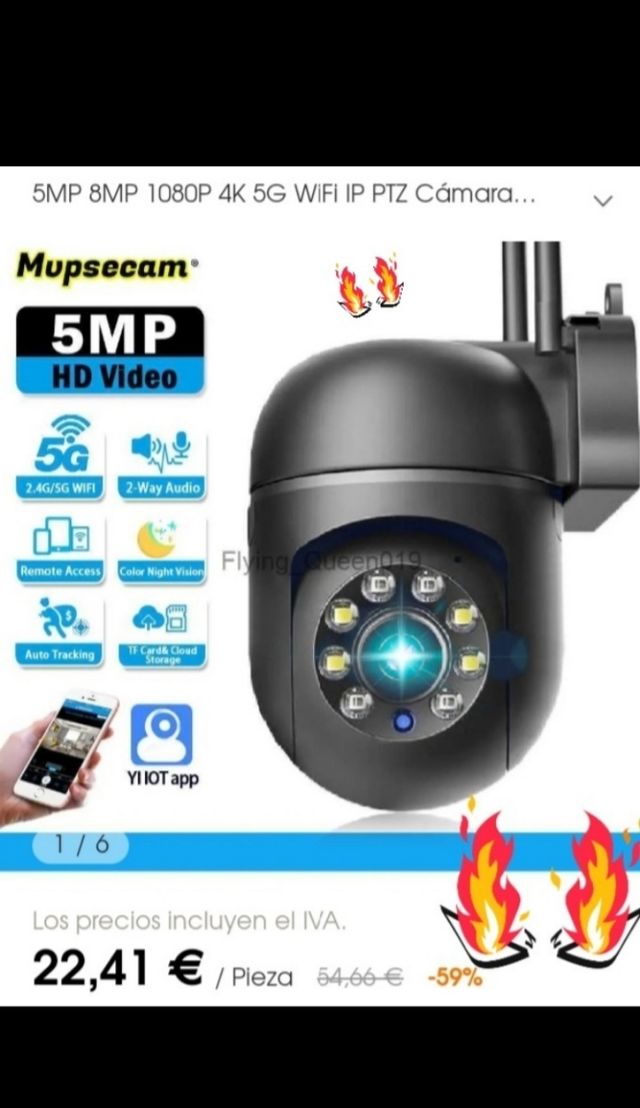 Se envía 3 cámaras vigilancia wifi 