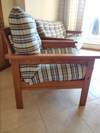 Sofá 3 Lugares + Sofá Individual