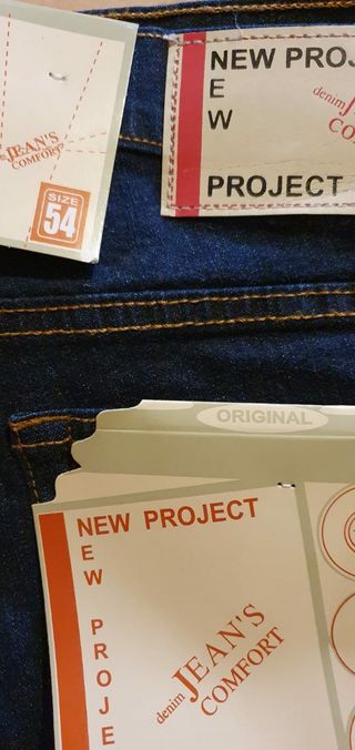 Jeans uomo taglia 54 New Project 