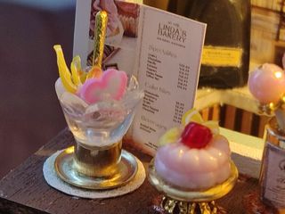 Pastelería miniatura muñecas dulces casita casa