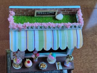 Pastelería miniatura muñecas dulces casita casa