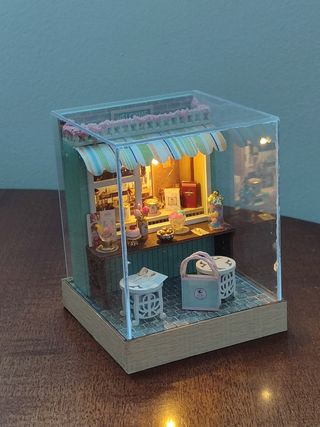 Pastelería miniatura muñecas dulces casita casa