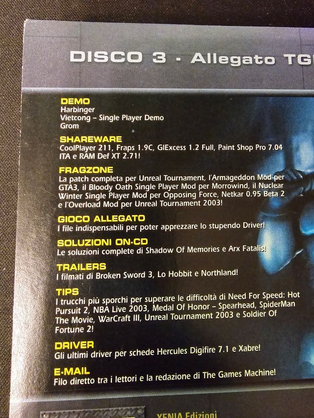 16 The Game Machine Silver Disk e Giochi