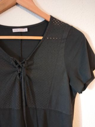 Vestido Negro Bershka