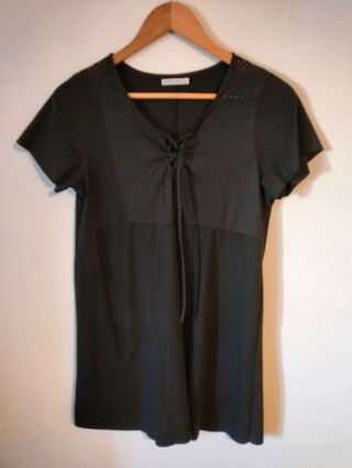Vestido Negro Bershka