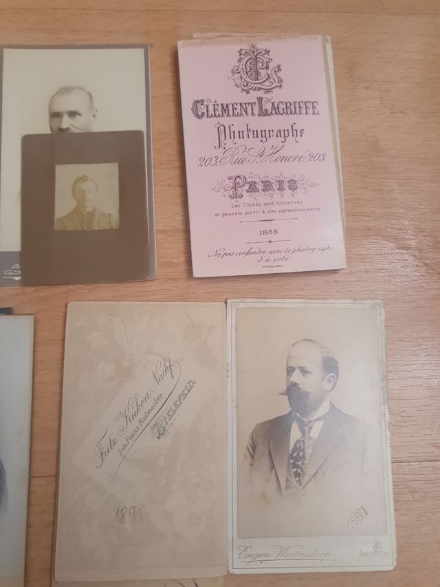 Fotografia formato cdv clásica carte de visite