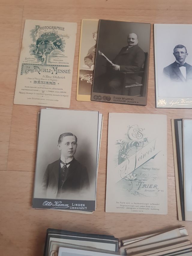 Fotografia formato cdv clásica carte de visite