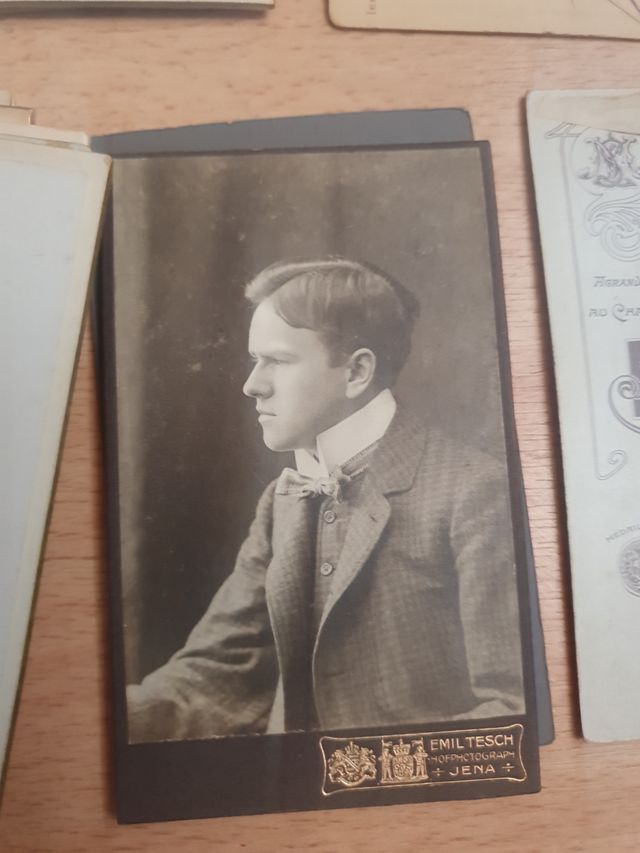 Fotografia formato cdv clásica carte de visite